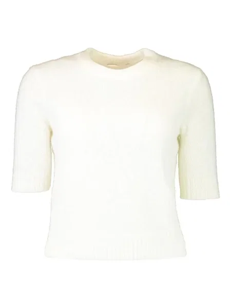 Tricou Altuzarra tricotate alb