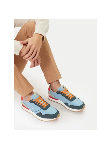 Sneakersy Beverly Hills Polo Club niebieskie