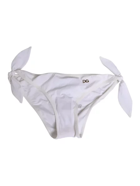 Bikini Dolce And Gabbana wiązane białe