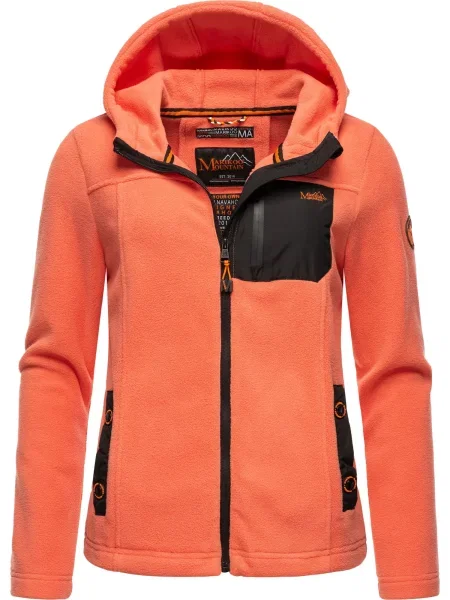 MARIKOO Jachetă fleece Mount Iwaki portocaliu negru