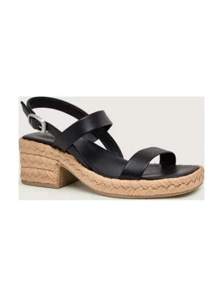 Calvin Klein De piele sandale cu gros negru