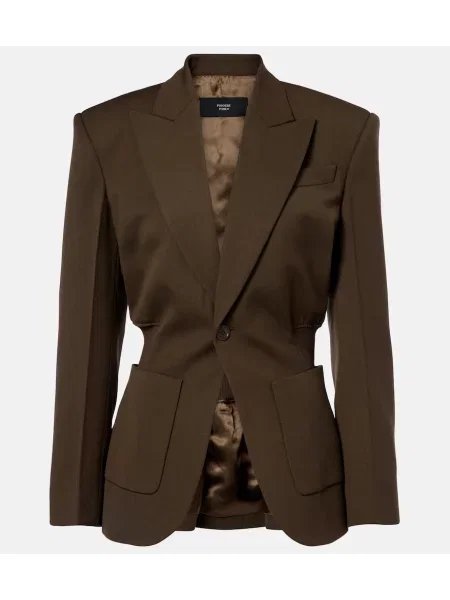 Marynarka Phoebe Philo wełniana zielona