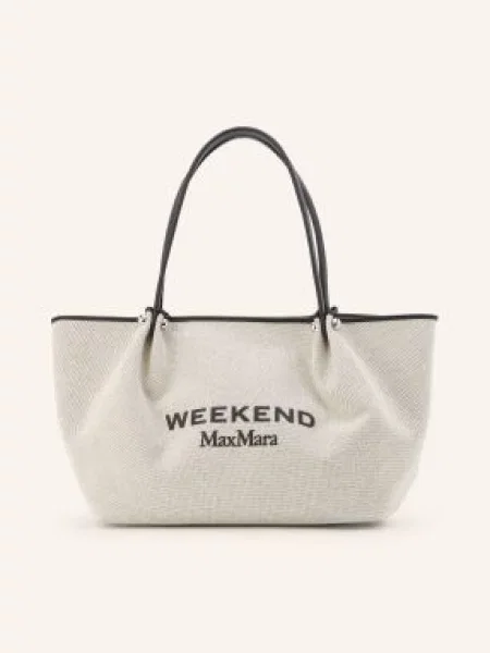 Shopper kabelka Weekend Max Mara černá