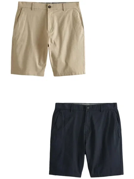 Next Chino kalhoty marine / šedobéžová modrá