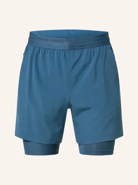 Under Armour Běžecké Šortky 2 V 1 Ua Vanish Elite petrolejová