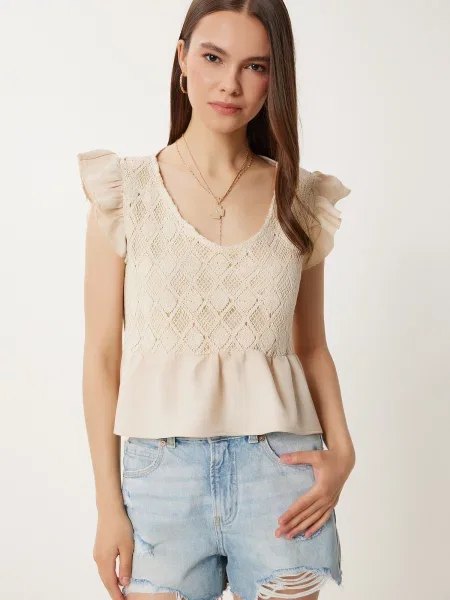 Happiness İstanbul Bluză crem