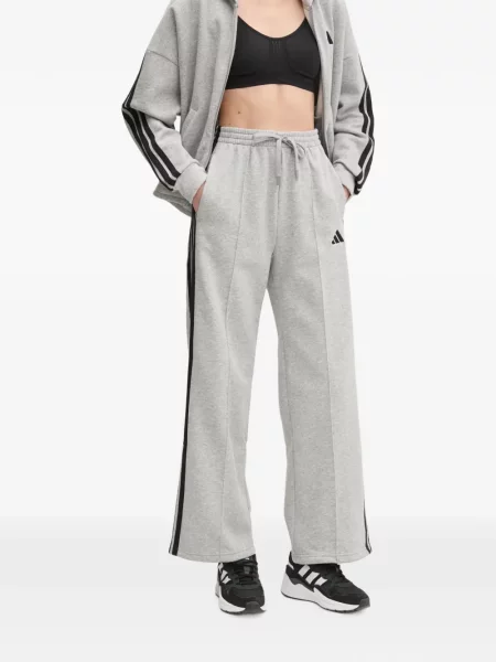 Lung papuci Adidas cu mâneci lungi cu dungi albastru