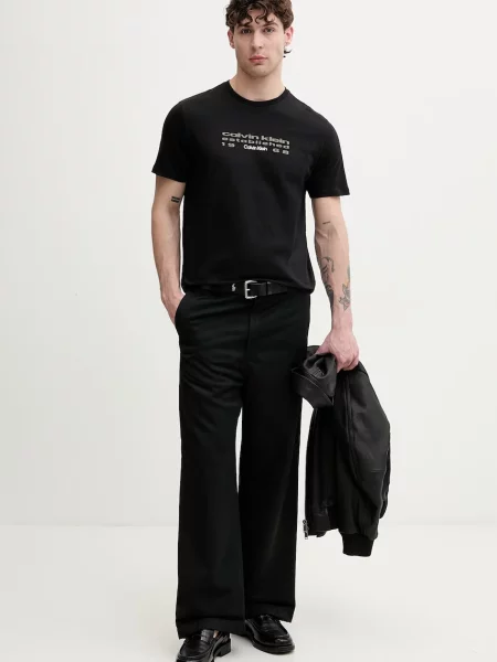 Calvin Klein Jeans kratka majica črna