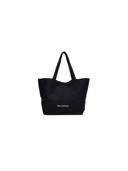 Karl Lagerfeld Shopper Ikon svetlosivá čierna