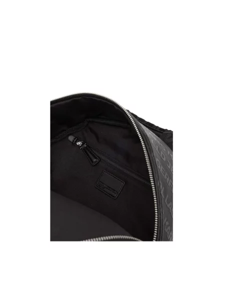 Karl Lagerfeld Jeans plecak z imitacji skóry czarny