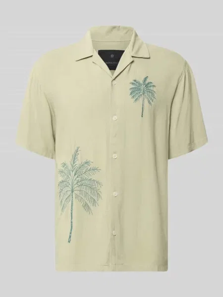 Koszula casualowa o kroju relaxed fit z z haftami Jack & Jones Premium