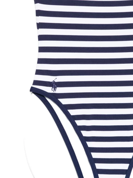 Жакардова поло тениска Polo Ralph Lauren бродирана с връзки оранжево