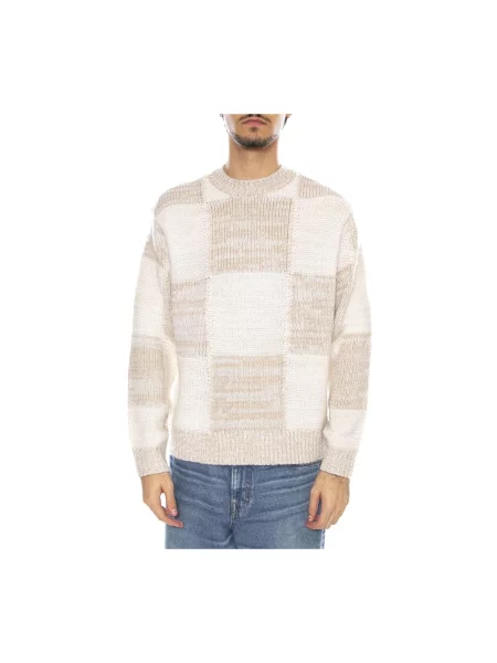 Sweter Obey wełniany szary