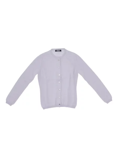 Cardigan La Rose din cașmir albastru