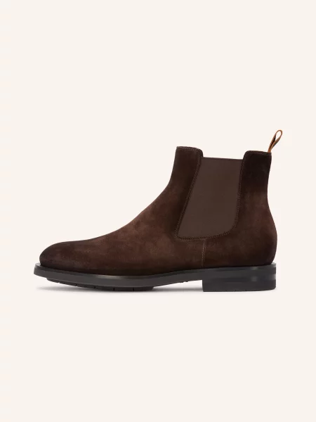 Santoni Chelsea Boots Enver tmavě hnědá