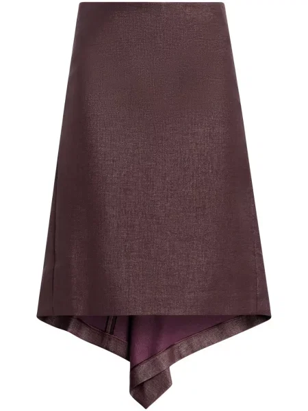 Spódnica Ferragamo asymetryczna czerwona