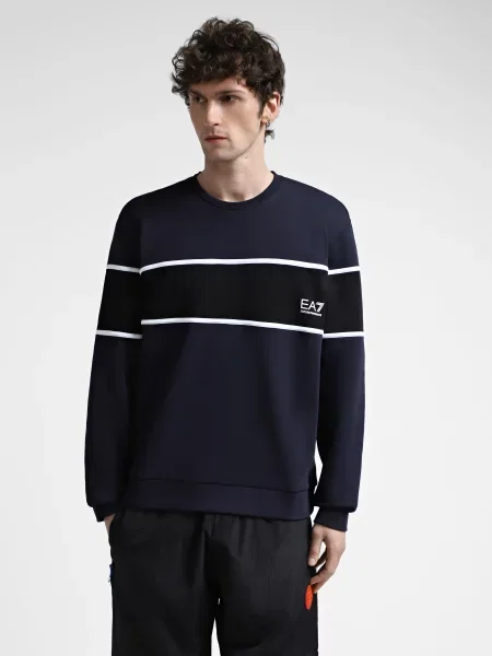 Світшот Athletic Colour Block темно-синій синій