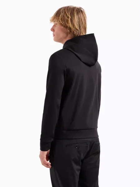 Кофта Emporio Armani бавовна/поліестер чорний