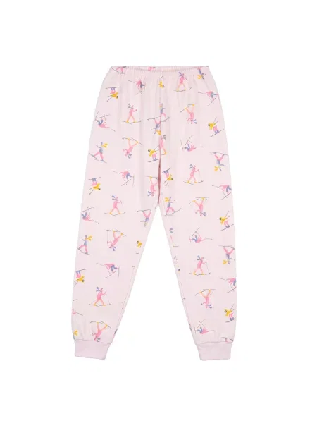 Pijamale copii Petit Bateau roz