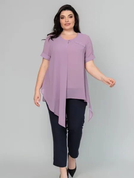 Туніка All Posa Комплект майка+накидка пудра текстиль