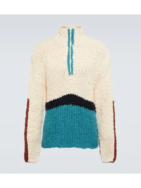 Pulover The Elder Statesman alb