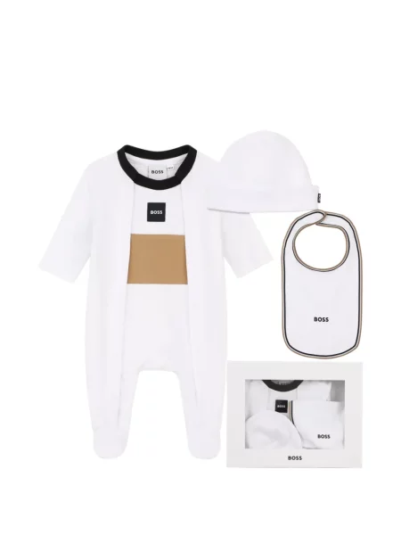 Piżama dziecięca Bosswear biała