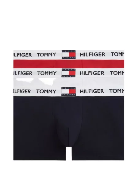 Boxeri Tommy Hilfiger cu imagine albastru