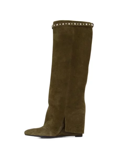 Botine Gibaldi cu pană cu tepi verde