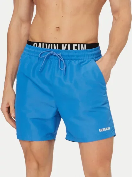 Calvin Klein Swimwear Plaukimo šortai mėlyna