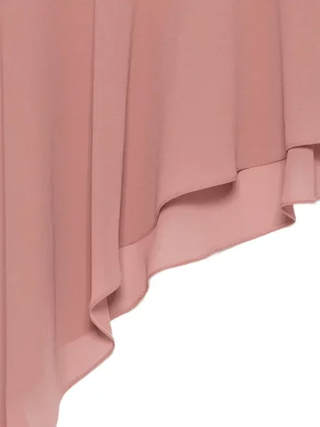 Poncho Patrizia Pepe asimetric roz