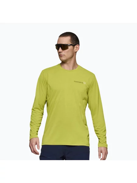 Tričko s dlouhým rukávem NORRONA Femund Tech golden lime zelené