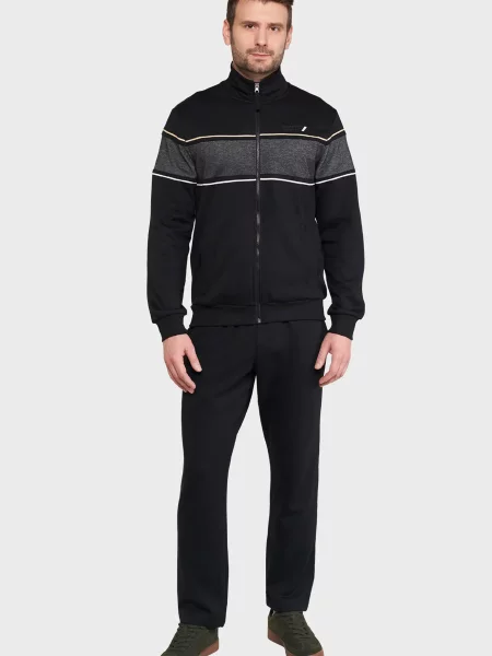 Костюмний спортивний костюм Lotto чорний