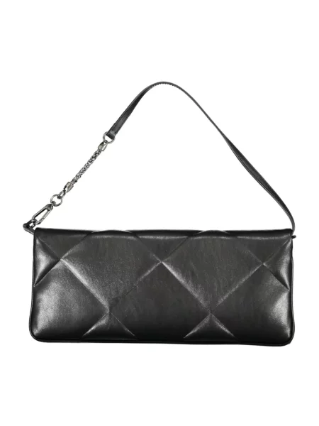 Kopertówka Calvin Klein skórzana czarna