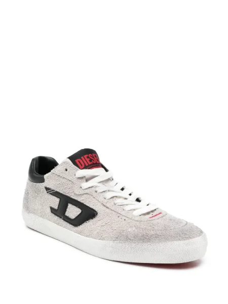 Sneakerși Diesel zdrențuiți gri