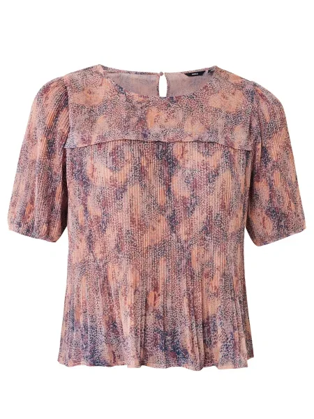 MEXX Bluză bleumarin / rosé / burgundy roșu