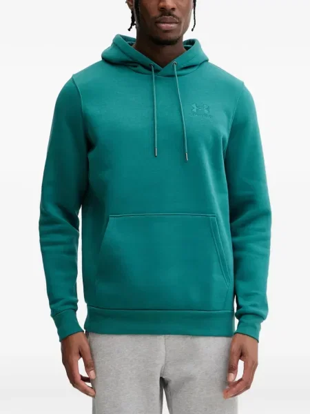 Hanorac cu glugă Under Armour cu broderie verde