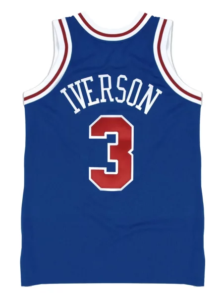 Cămașă Mitchell & Ness din jerseu albastru