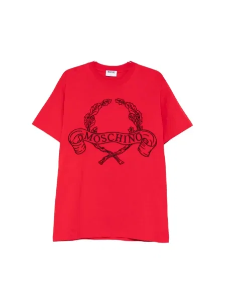 Koszulka polo Moschino czerwona