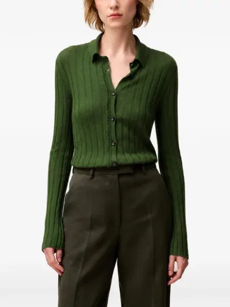 Cardigan Retori tricotate verde