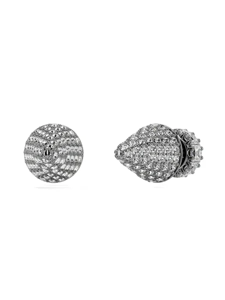 Cercei Swarovski de cristal argintiu