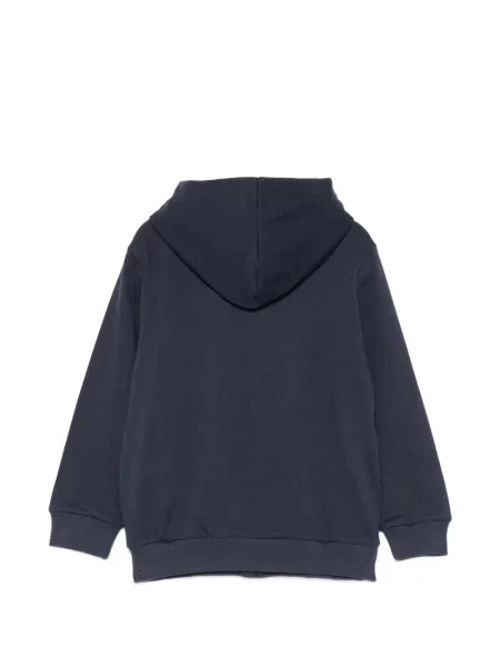Bluza z kapturem dziecięca Il Gufo niebieska