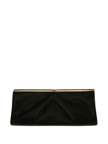 Geantă plic Dries Van Noten de catifea verde