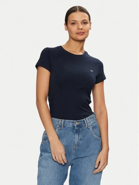 Tommy Jeans Póló sötétkék