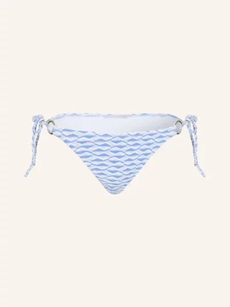 Heidi Klein Trójkątne Figi Bikini Tinos blau białe