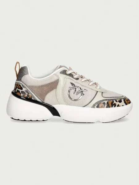 Pinko Sneakers 03 | piele întoarsă alba