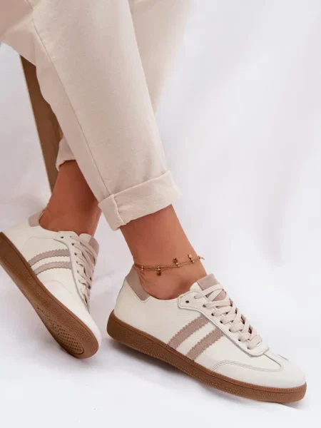 Кожени кецове Zazoo бяло