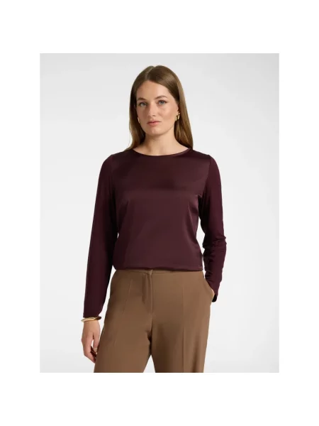 Lniany top Elena Miro' czerwony