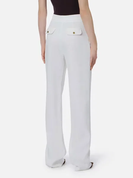 Брюки Elisabetta Franchi белые
