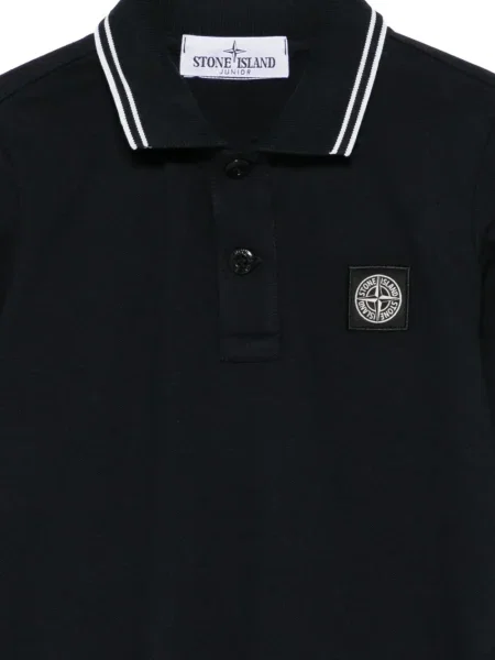 Koszulka polo dziecięca Stone Island niebieska