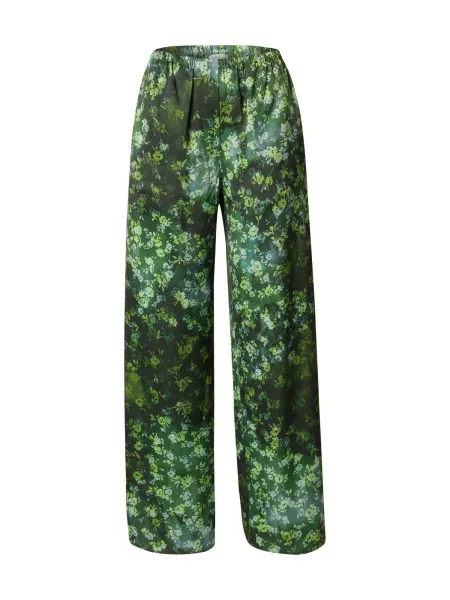 TOPSHOP Pantaloni / limetă / închis verde